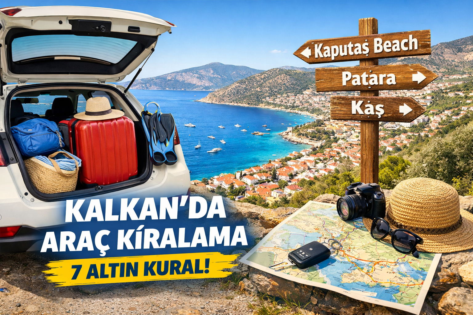 Kalkan’da Araç Kiralamadan Önce Bilmeniz Gereken 7 Altın Kural (2026 Güncel Rehber)
